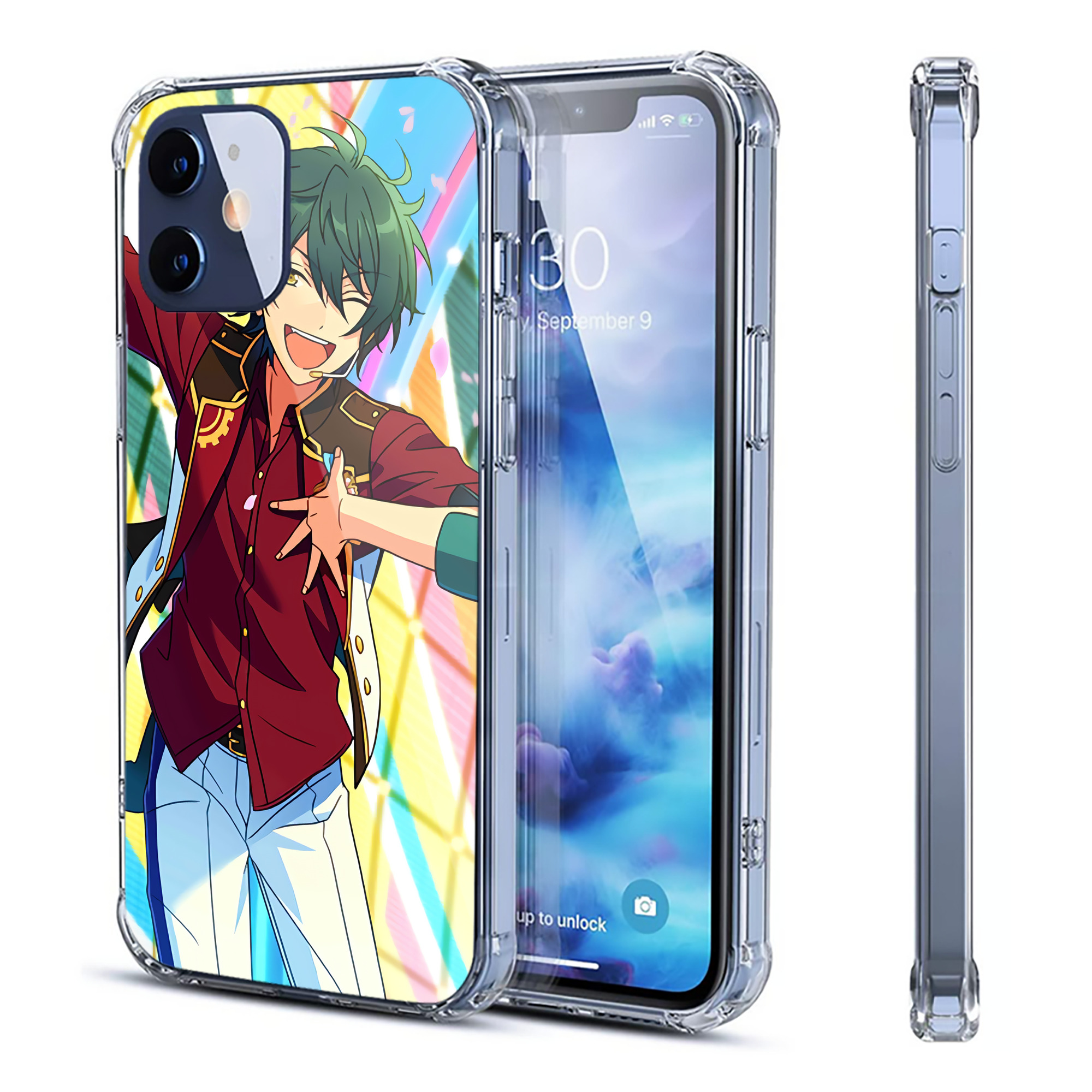 （画像用） あんさんぶるスターズ! Ensemble Stars 【iPhone 12シリーズ対応】透明スマホケース（クリアソフトケース）